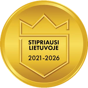 Stipriausi Lietuvoje 2021–2026 įvertinimo ženklas